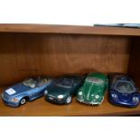 Four Diecast Vehicles (AF)