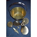 Brass Jam Pan, Ship Propeller, etc.