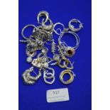 Quantity of Silver Jewellery; Earrings, Rings, etc.