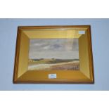 Gilt Framed Victorian Watercolour of a Rural Landscape