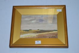 Gilt Framed Victorian Watercolour of a Rural Landscape