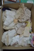 Box of Victorian Lace, etc.