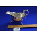 Silver Sauce Boat - Birmingham 1937, approx 77g