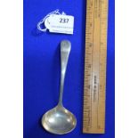 Hallmarked Silver Ladle - Sheffield 1937, approx 25g