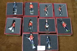 Ten Boxes of Britains Types of the Worlds Armies; Soldiers, Irish Guard, etc.