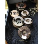 Six Wooden Victorian Trotting Reels