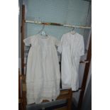 Two Children's Vintage Christening Gowns