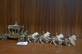 Model Royal Coach and Horses by Jomillco