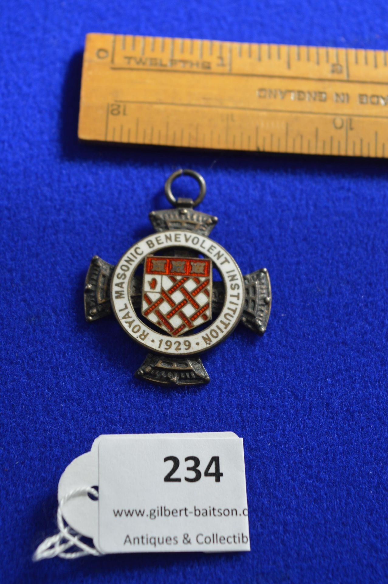 Silver Masonic Pendant - Birmingham 1928, approx 16g - Image 3 of 4