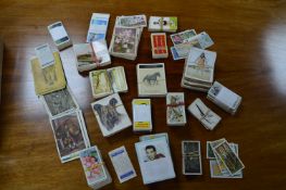 Box Containing Cigarette Cards and Tea Cards