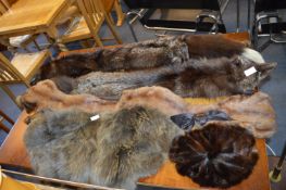 Assorted Furs Including Fox Stoles, Hats, etc.