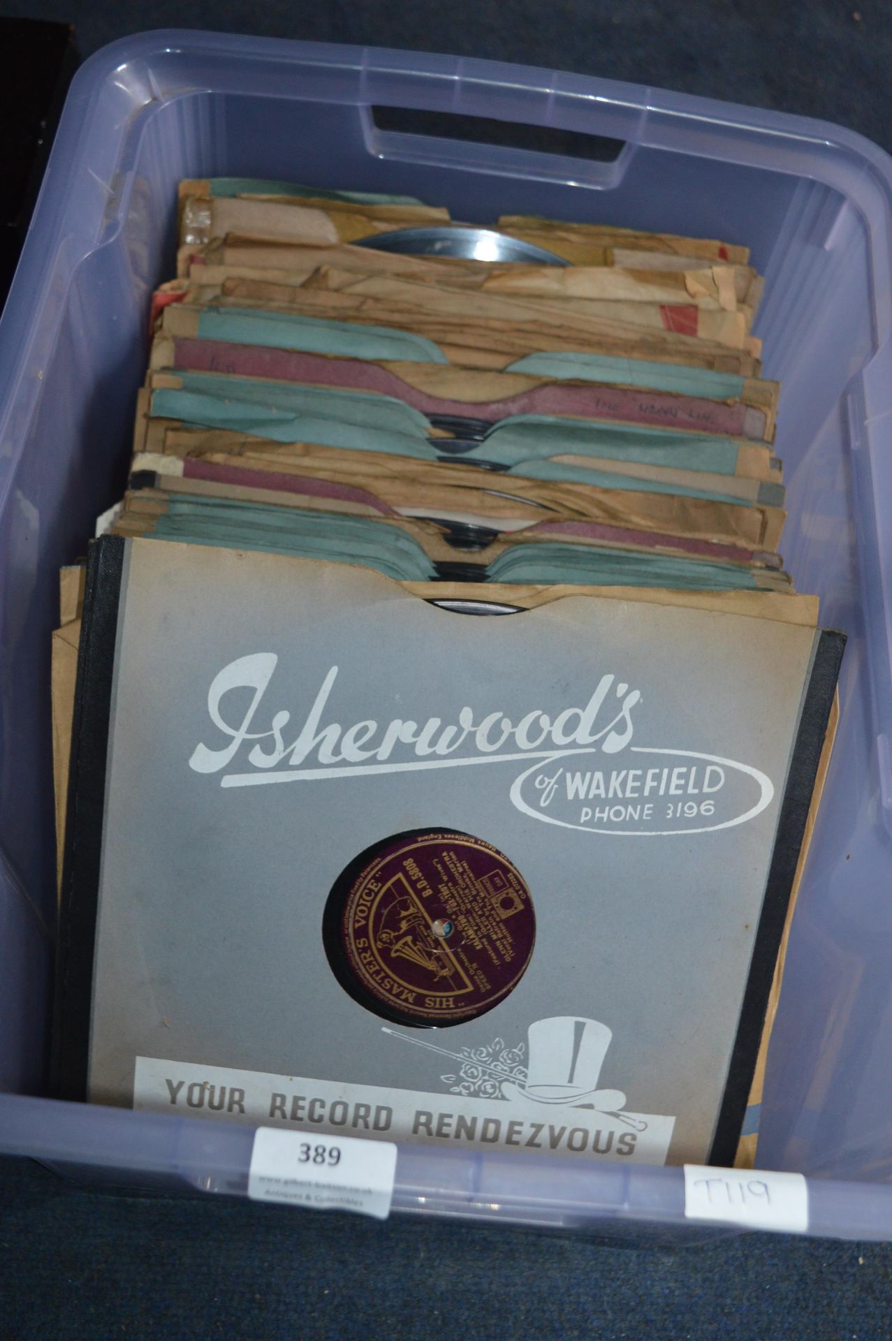 Collection of 78rpm Vinyl Records