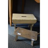 Pair of Country Milking Stools