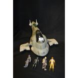 Star Wars Slave I Model with Boba Fett and Other Bounty Hunter Figures