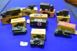 Boxed Dinky Toy Army Vehicles