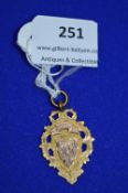 9ct Gold Medallion - Birmingham 1904, approx 4.5g