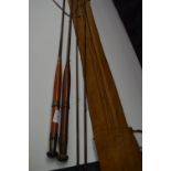 Two Northern Brooke Fishing Rods made by W.J. Cummins of Bishop Auckland