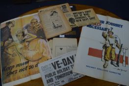 WWII Newspapers etc.