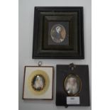 Three Framed Miniatures
