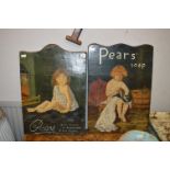 Two Hand Painted "Pears Soap" Signs