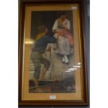 Framed Pears Print - Harbourside Fisher Folk