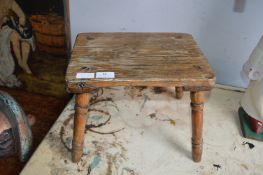 Wooden Dairy Stool