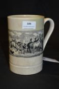 19th Century Sarreguemines Tankard