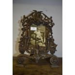 Ornate Cast Iron Photo Frame with Cherubs