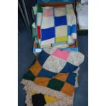 Box of Crocheted Quilts