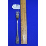 Hallmarked Silver Pickle Fork - Sheffield 1910, approx 19g