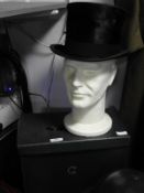 Tress & Co of London Top Hat with Original Box