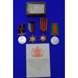 Four Medals; Burma, Star, Group