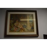 Pears Print - Roman Villa Scene