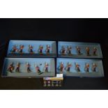 Four Boxes of Britains Diecast Soldiers; Band of the Lifeguards