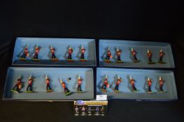 Four Boxes of Britains Diecast Soldiers; Band of the Lifeguards