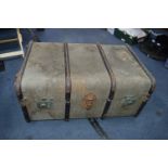 Canvas Steamer Trunk