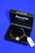 Accurist Ladies 9ct 375 Gold Watch in Original Case