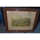 Framed Print of an Edwardian Country Scene