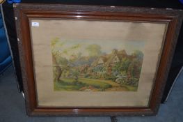 Framed Print of an Edwardian Country Scene