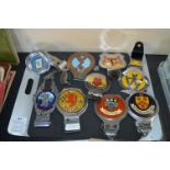 Collection of Car Badges Including RAF