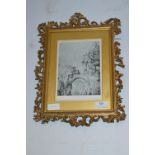 Ornate Gilt Framed Print by Jan Van Scorel