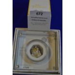 Royal Mint Beatrix Potter Mrs Tittlemouse 2018 50p Silver Proof Coin