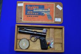 Boxed Webley Junior .177 Air Pistol