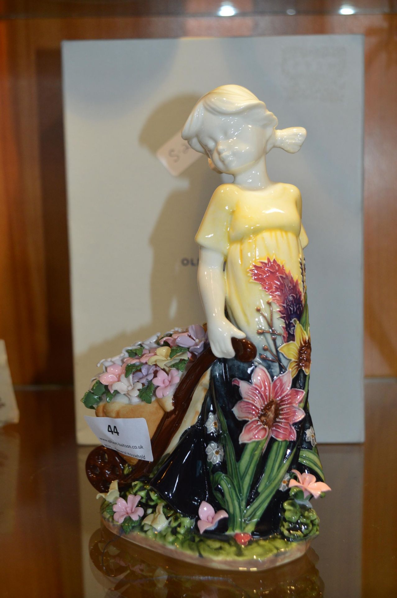 Old Tupton Ware Figurine of a Girl with a Flower B