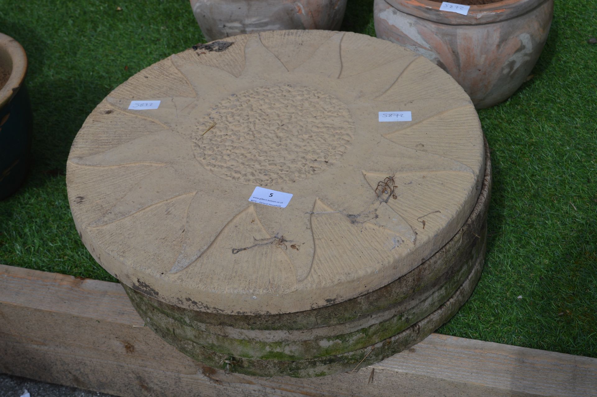 Five Circular Stepping Stones