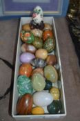 Collection of Onyx, Wood, Marble, Glass, and Other