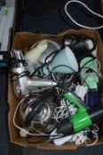 Assorted Electrical Items; Kettles, Lamps, Hair Dr
