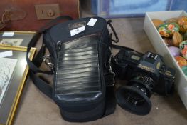 Canon T70 Camera and Lens in Optex Camera Bag