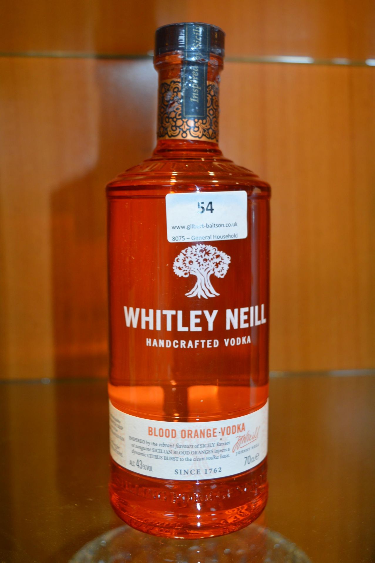 Bottle of Whitley Neill Handcrafted Blood Orange V