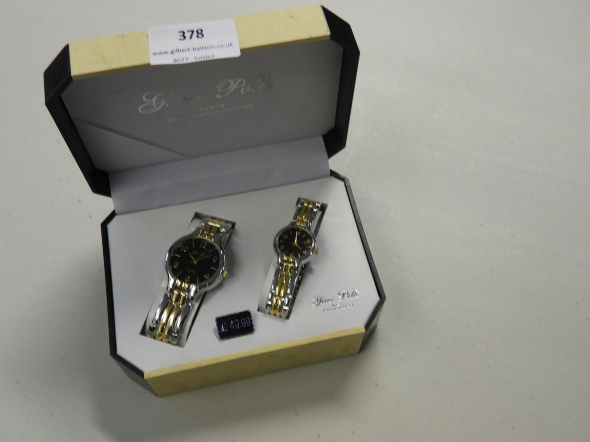 Set of Ladies & Gents Matching Watches in Gift Box